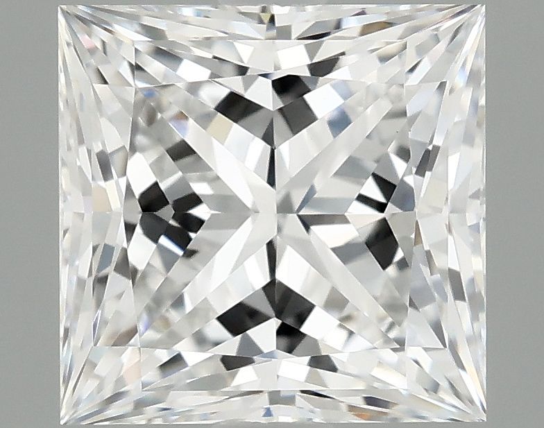 2.10 ct. princess Lab Grown Diamond front image