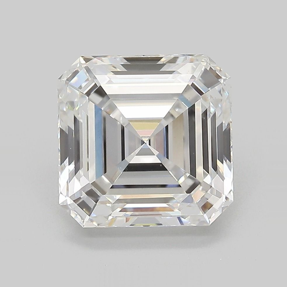 5.04 ct lab-grown Asscher Diamond