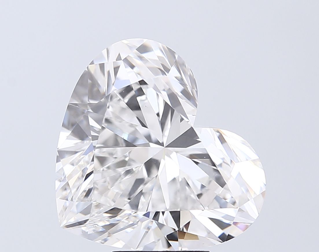 8.27 ct. heart Lab Grown Diamond front image