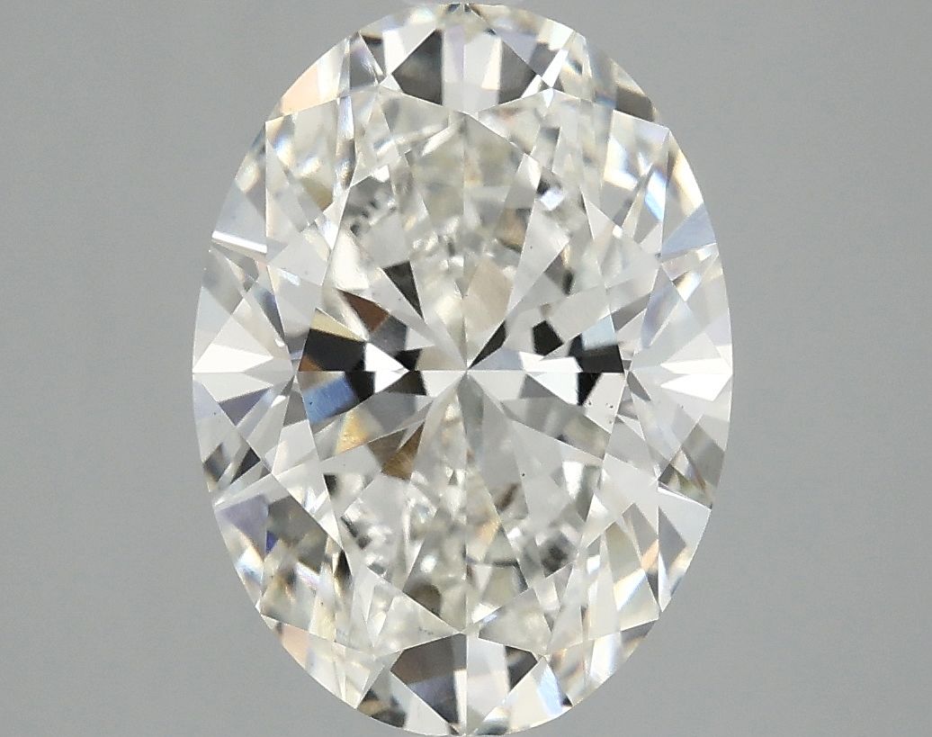 3.95 ct. oval Lab Grown Diamond front image