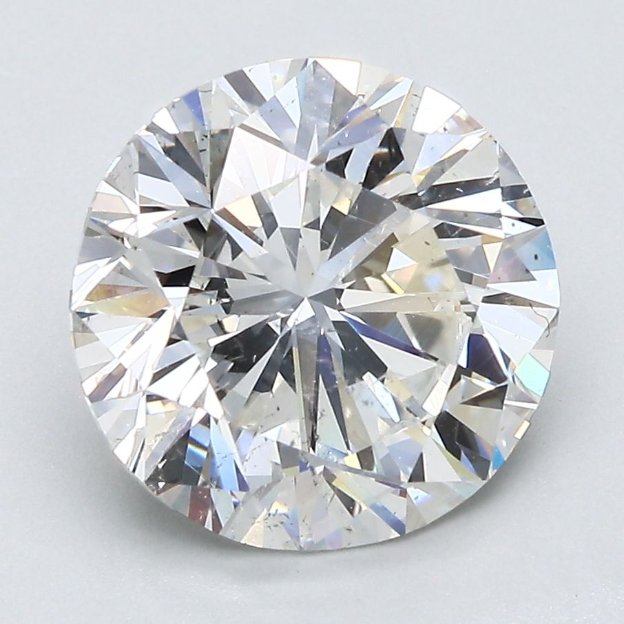 4.01 Carat Round Diamond H SI2