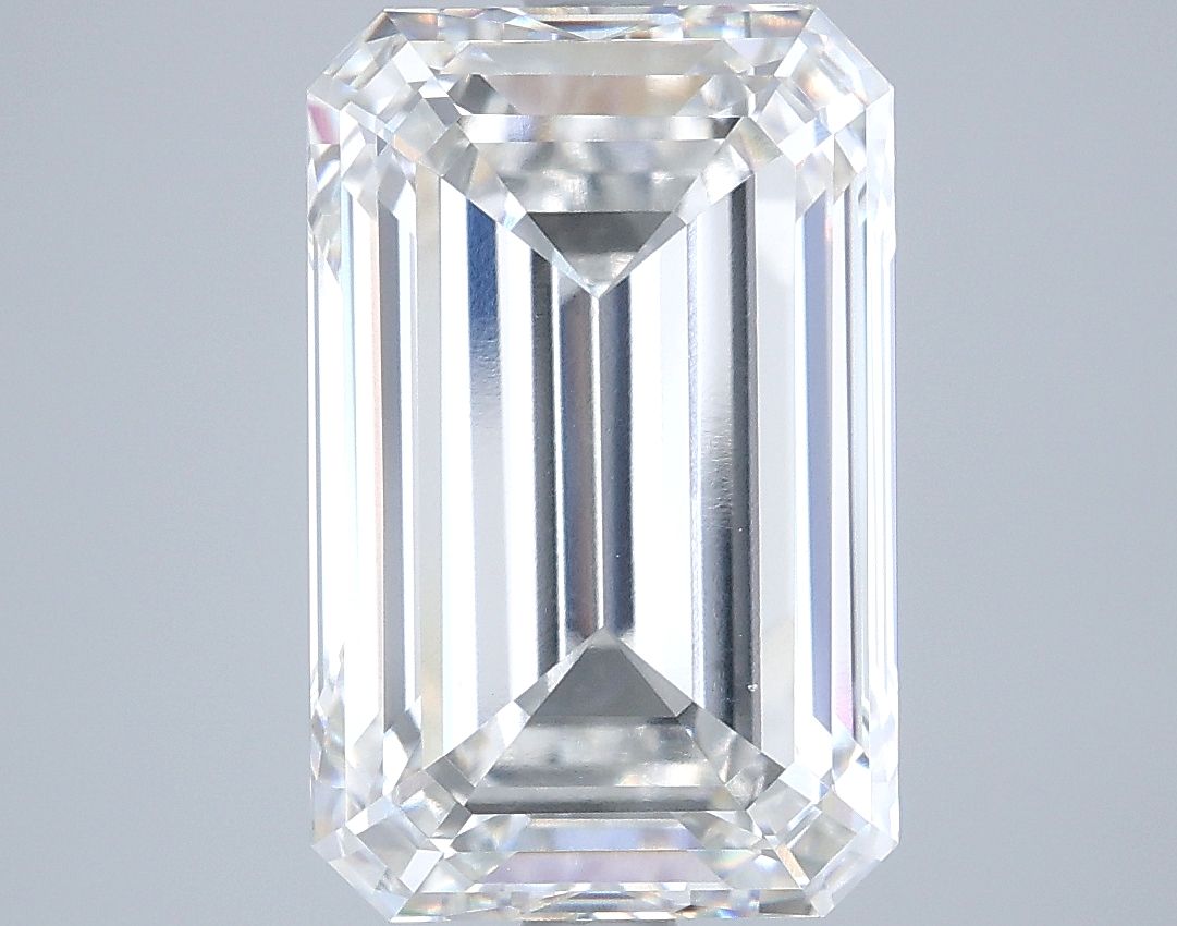 6.10 ct. emerald Lab Grown Diamond front image