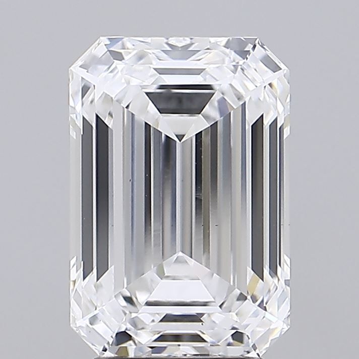 Diament LG szmaragdowy, 4.1 ct, D, VS2