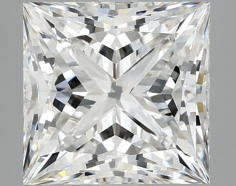 4.19 ct. princess Lab Grown Diamond front image
