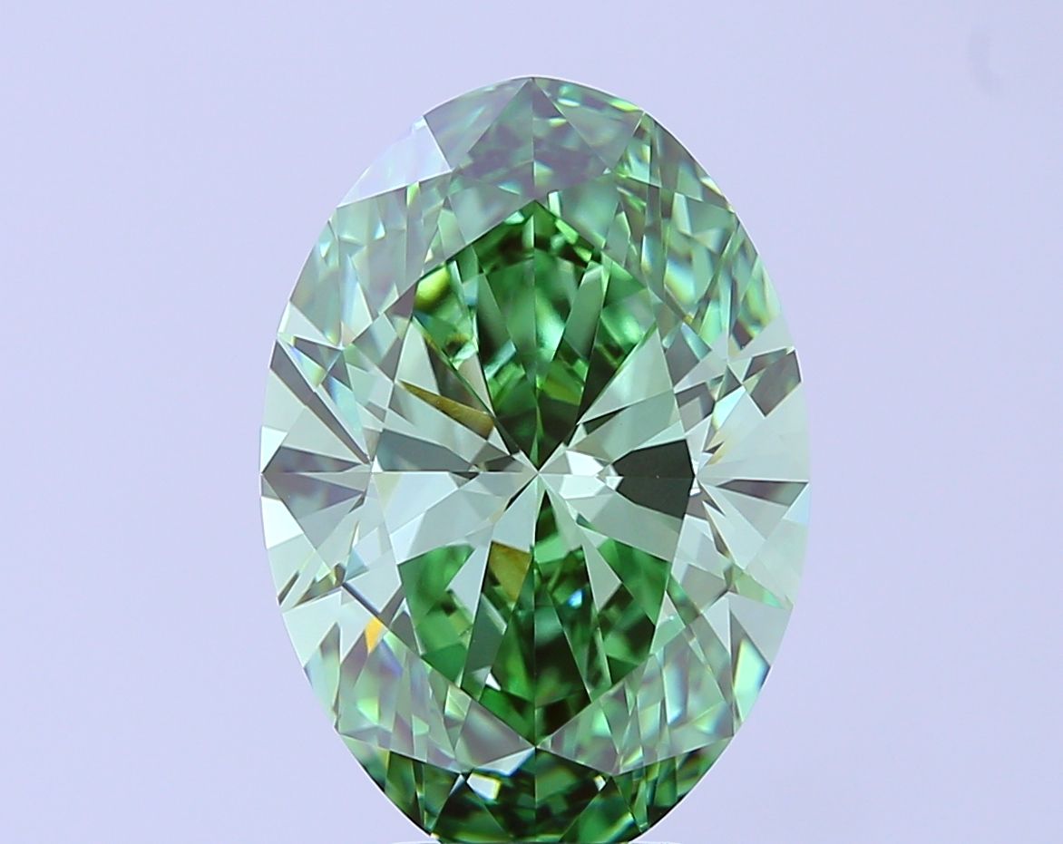6.57 ct. oval Lab Grown Diamond front image