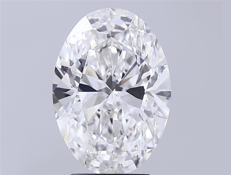 3.75 ct. oval Lab Grown Diamond front image