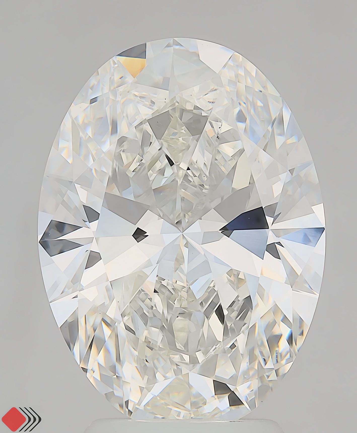 3.57 ct. oval Lab Grown Diamond front image