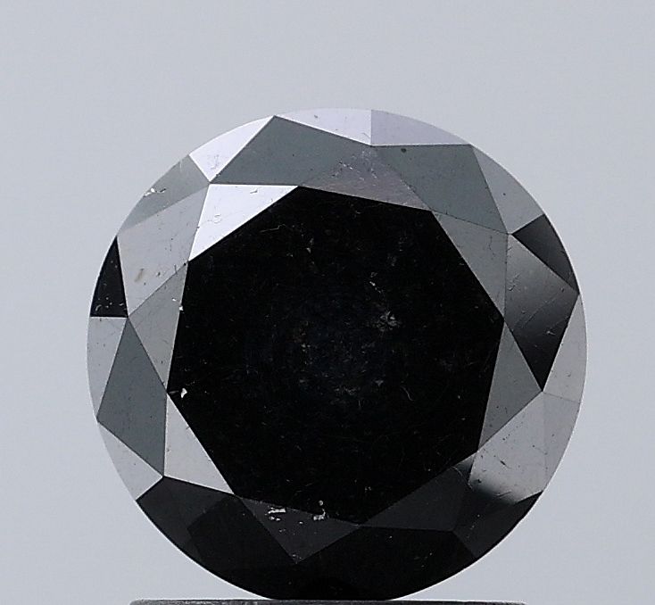 1.84 Carat Round Diamond Black VS2