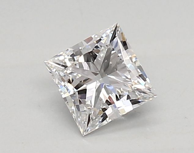 0.56 Carat D VVS2 Princess Lab Diamond