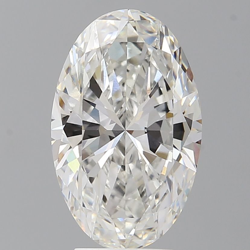 4.10 ct. oval Lab Grown Diamond front image