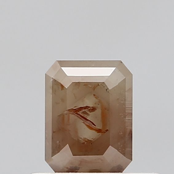 0.49 Carat Emerald Diamond Salt and Pepper VVS2