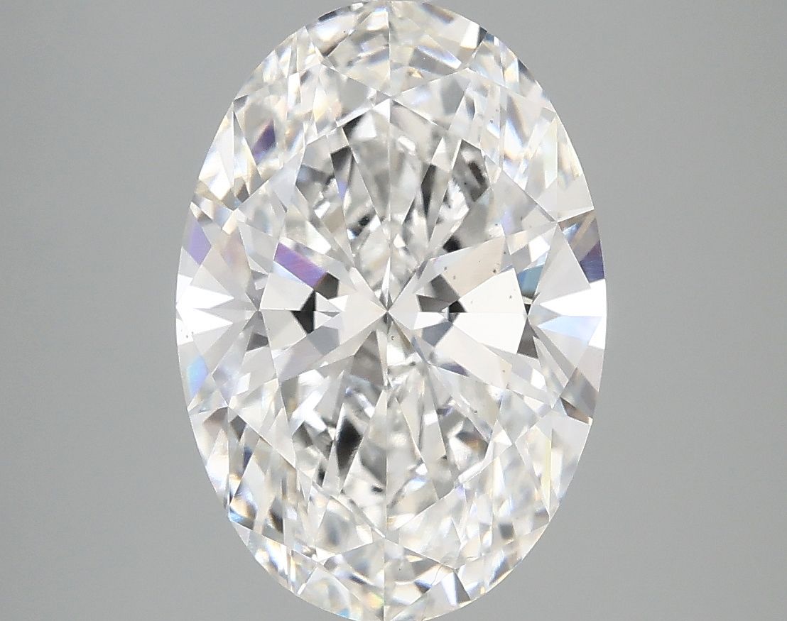 4.10 ct. oval Lab Grown Diamond front image