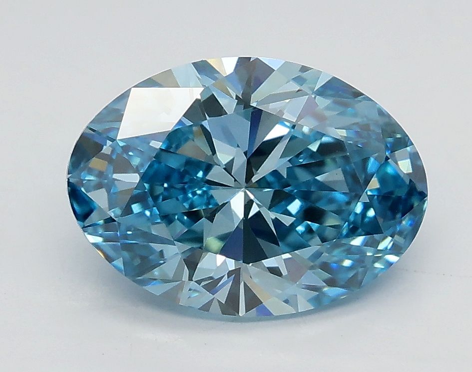 2.01 ct. oval Lab Grown Diamond front image