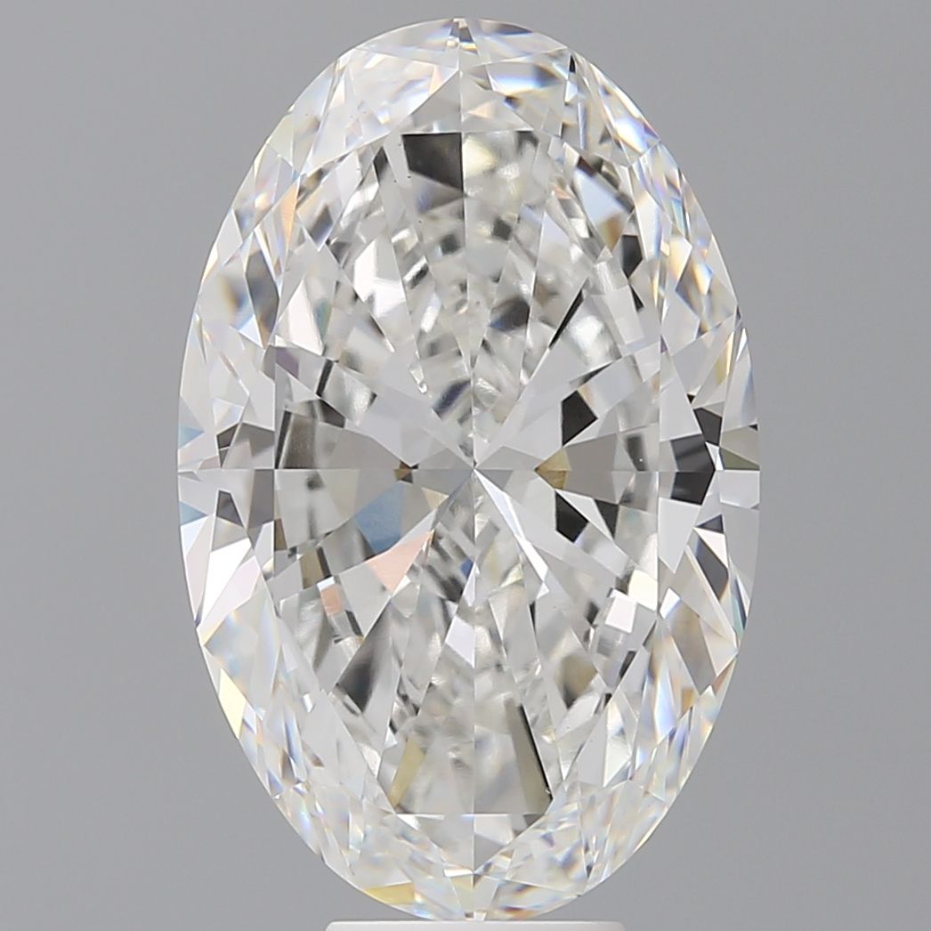 9.58 ct. oval Lab Grown Diamond front image