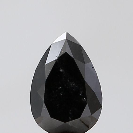 0.71 Carat Pear Diamond Black VS1