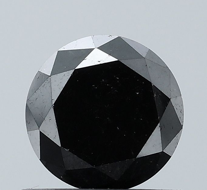 0.79 Carat Round Diamond Black VS2