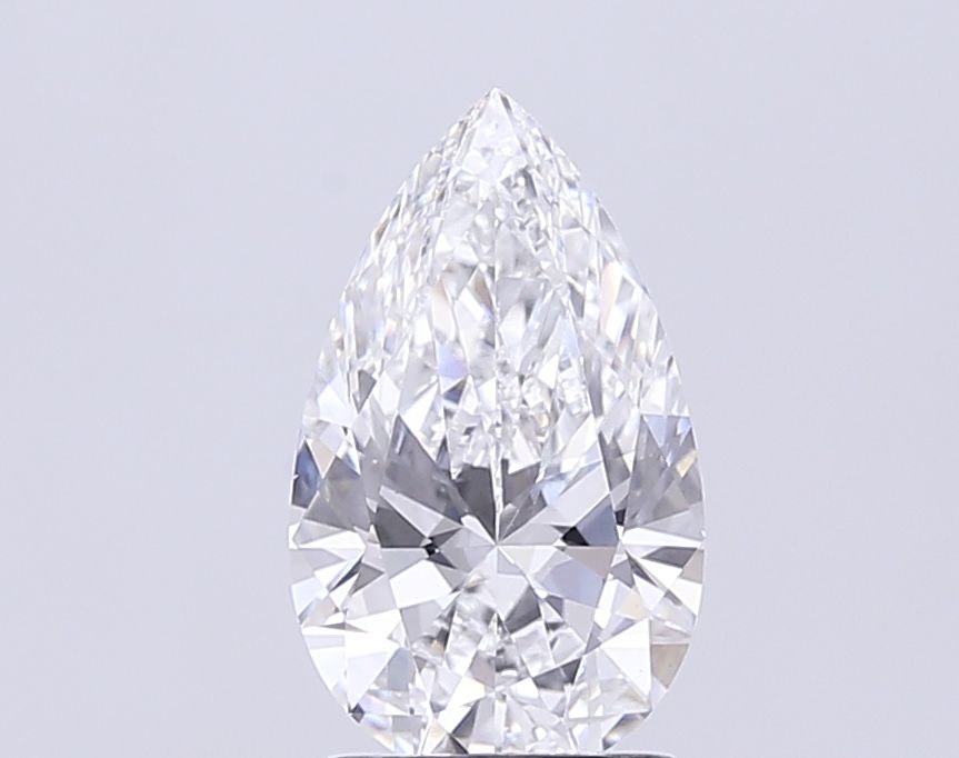 2.01 carat f VS1 EX Cut IGI pear diamond