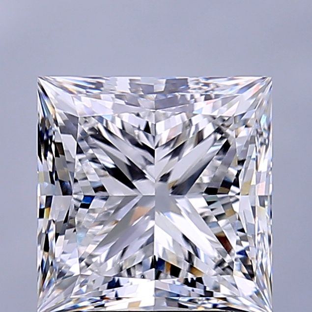 4.01 ct. princess Lab Grown Diamond front image