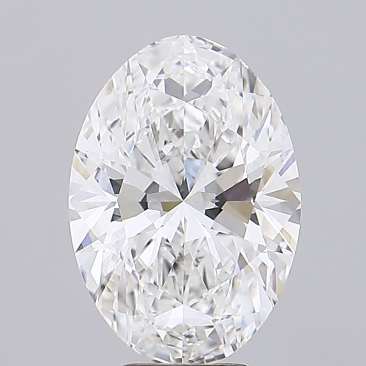 6.08 ct. oval Lab Grown Diamond front image