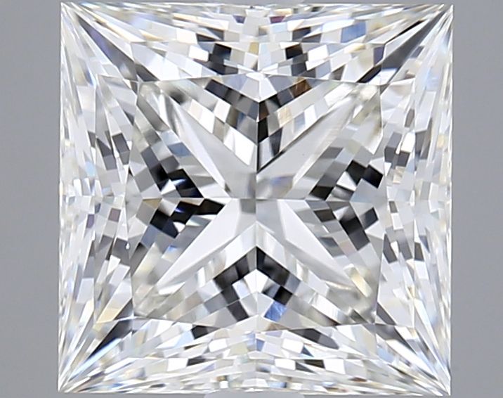 3.04 ct. princess Lab Grown Diamond front image