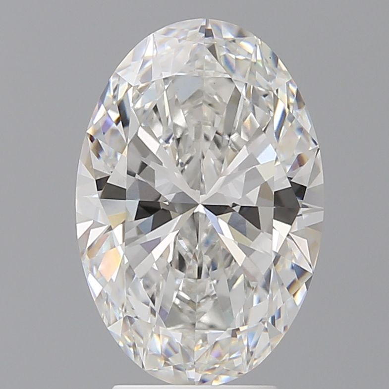 4.10 ct. oval Lab Grown Diamond front image