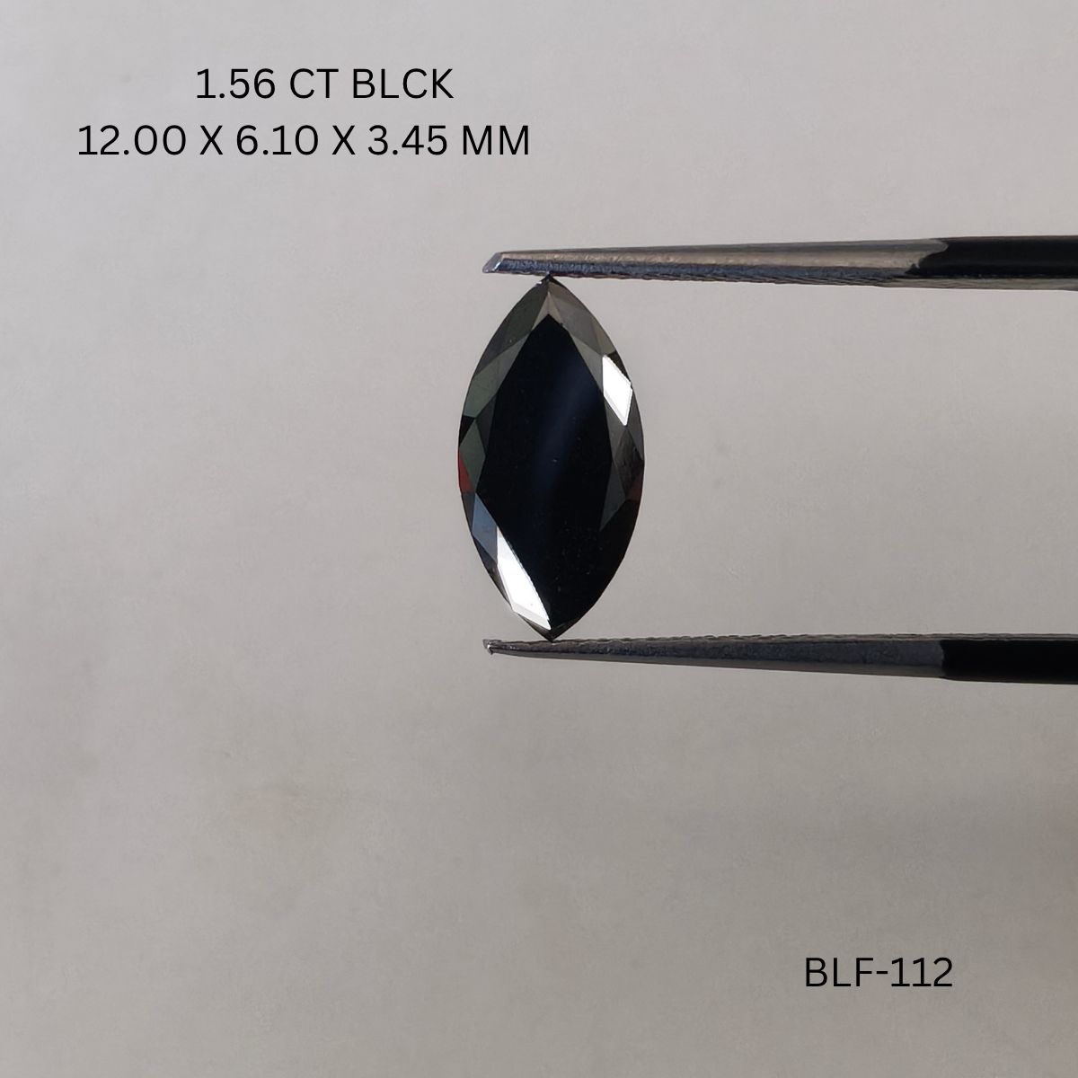 1.56 Carat Marquise Diamond Black I1