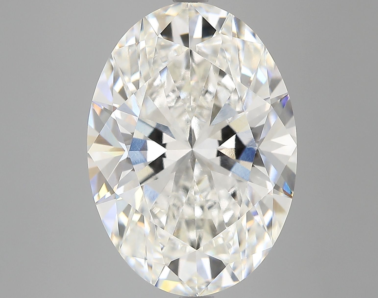 8.19 ct. oval Lab Grown Diamond front image