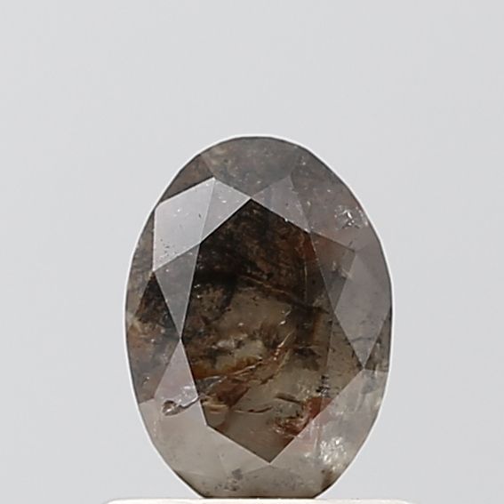 0.57 Carat Oval Diamond Salt and Pepper VS1