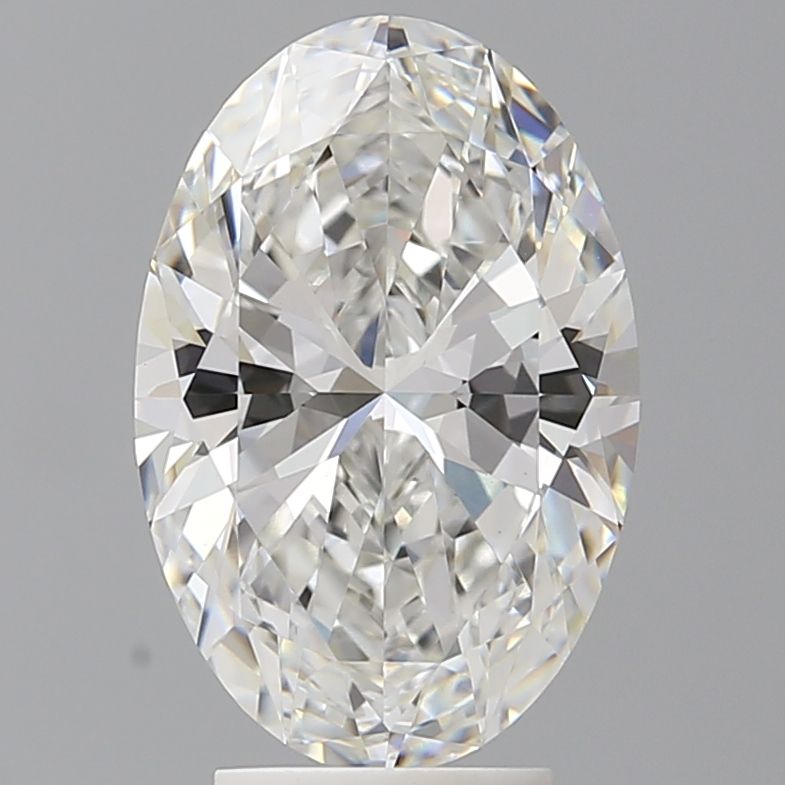 4.09 ct. oval Lab Grown Diamond front image
