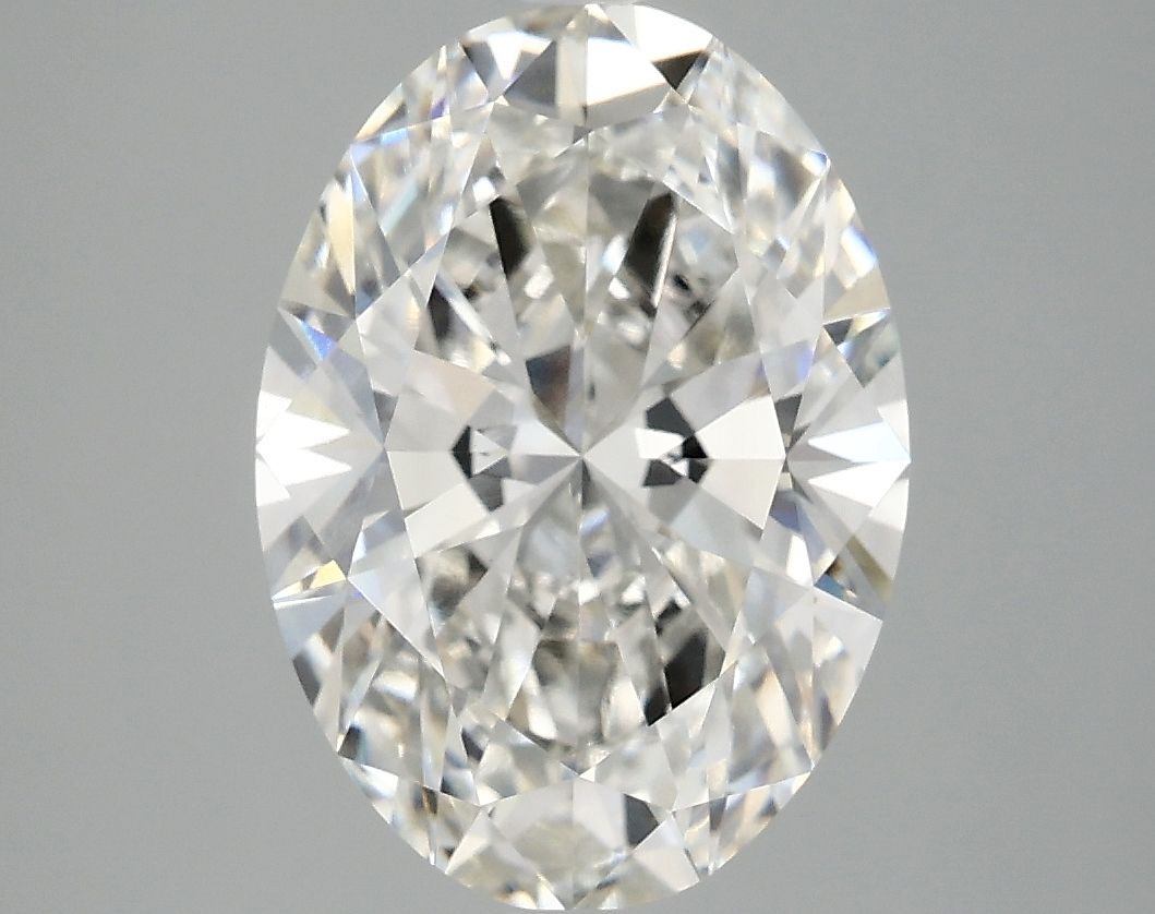 3.70 ct. oval Lab Grown Diamond front image