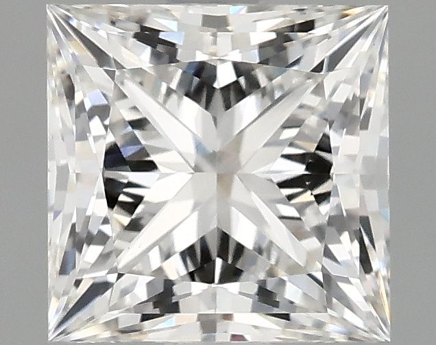 2.10 ct. princess Lab Grown Diamond front image