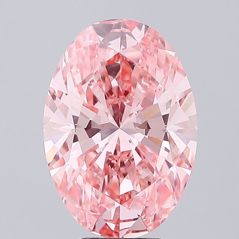7.04 ct. oval Lab Grown Diamond front image