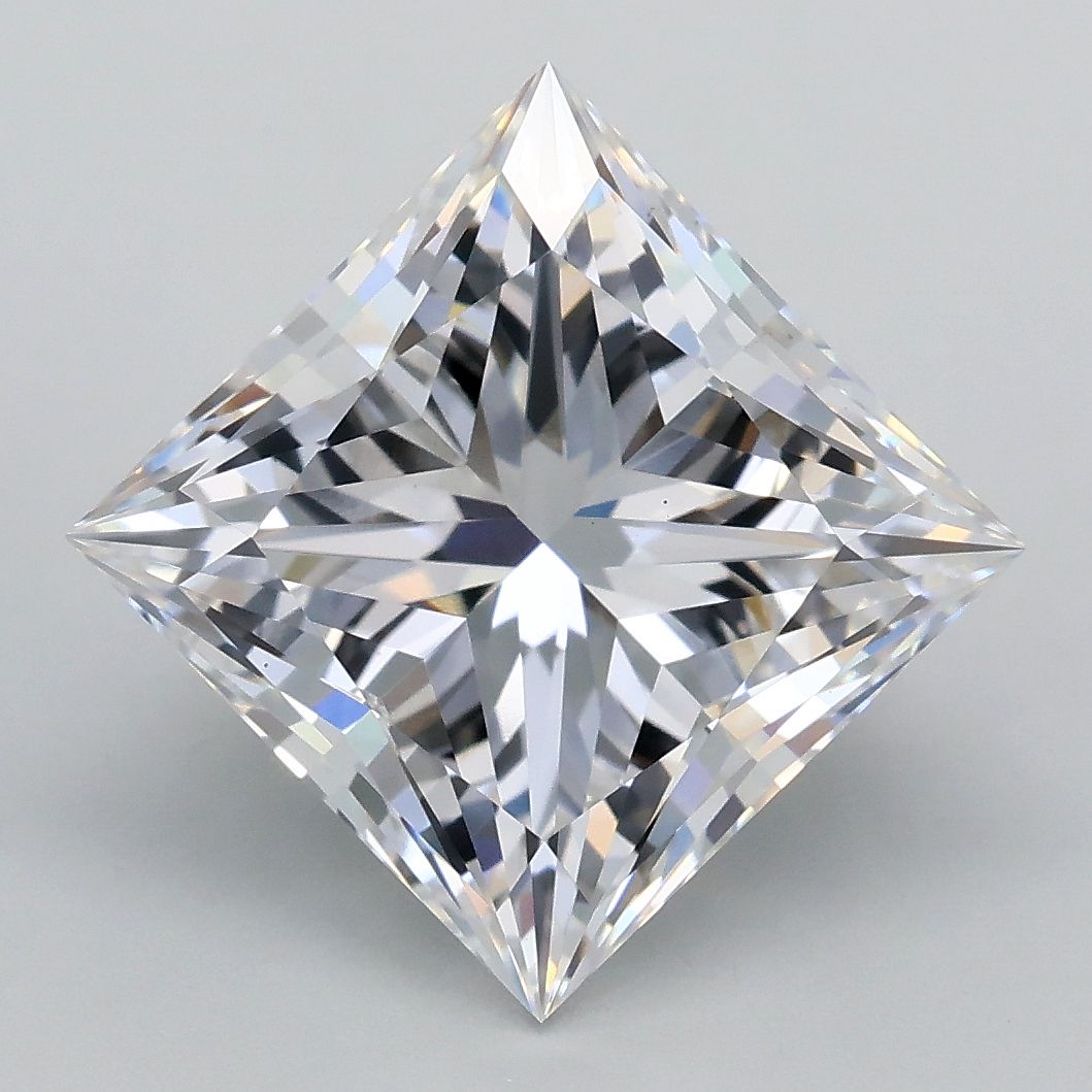 4.10 ct. princess Lab Grown Diamond front image