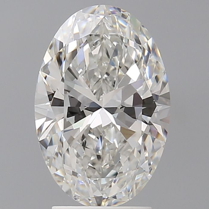 3.08 ct. oval Lab Grown Diamond front image