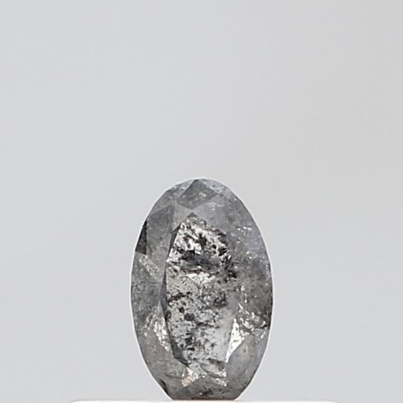 0.25 Carat Oval Diamond Salt and Pepper VVS2