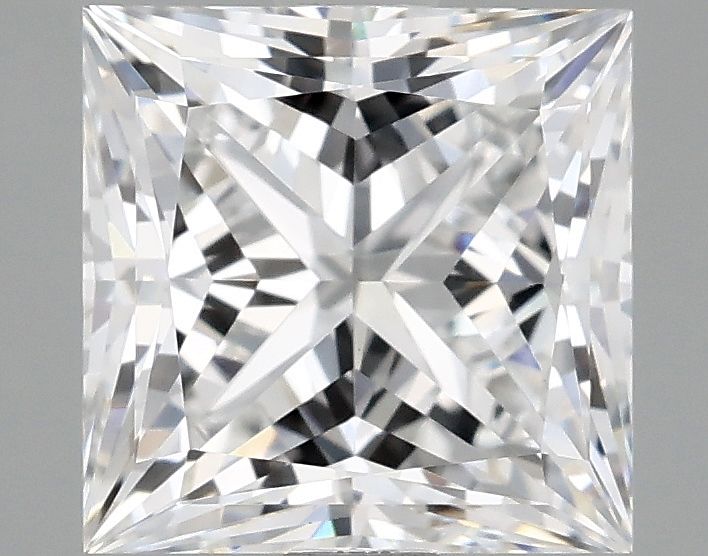 2.10 ct. princess Lab Grown Diamond front image