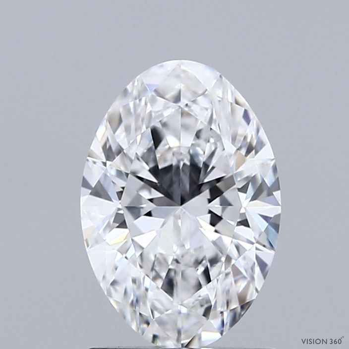 1.34 ct. oval Lab Grown Diamond front image