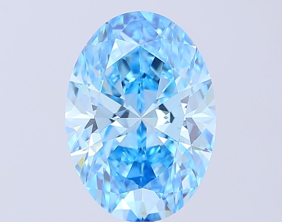 4.05 ct. oval Lab Grown Diamond front image
