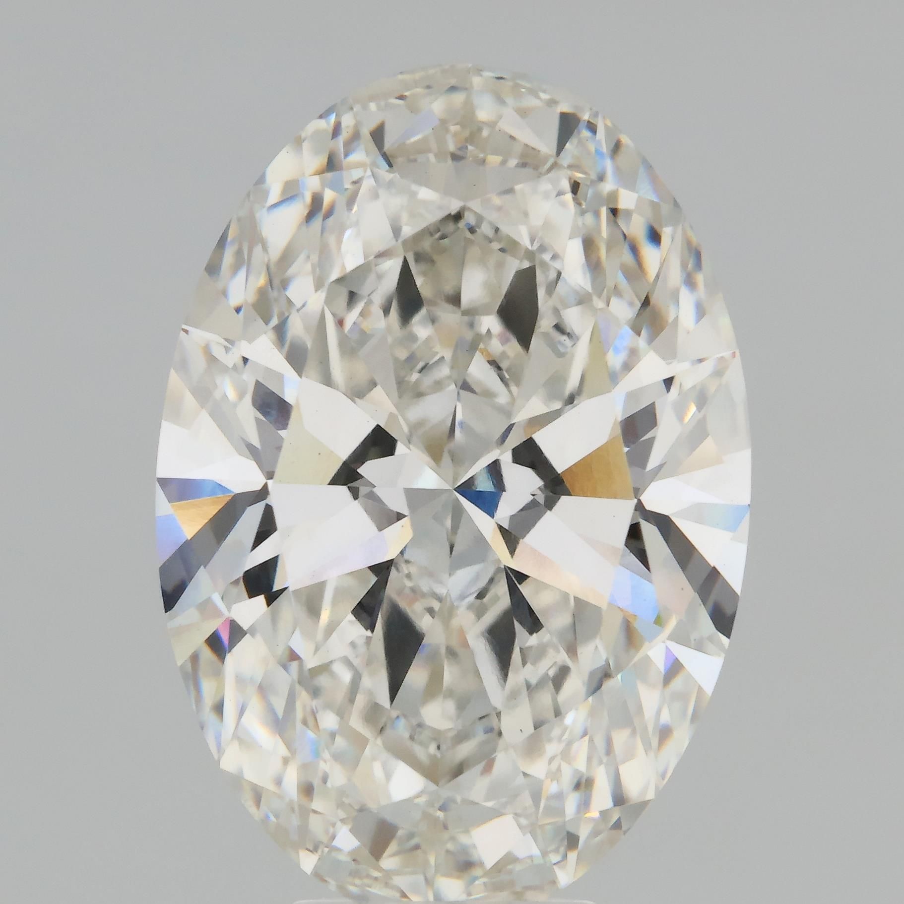 7.73 ct. oval Lab Grown Diamond front image