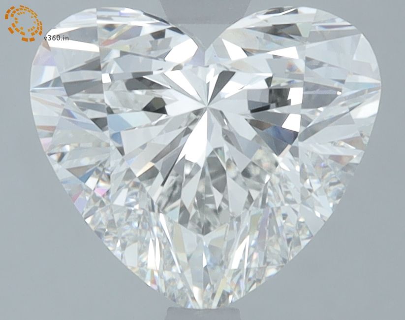 2.87 ct. heart Lab Grown Diamond front image
