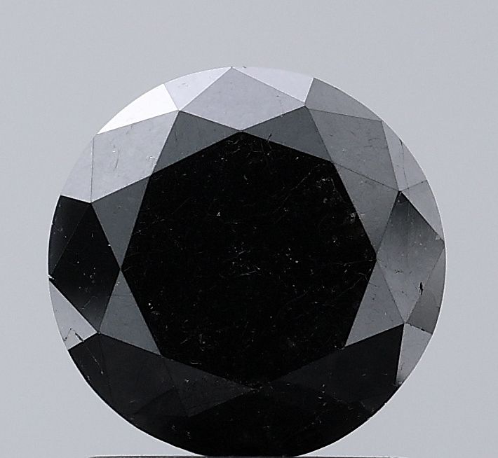 1.77 Carat Round Diamond Black VS2