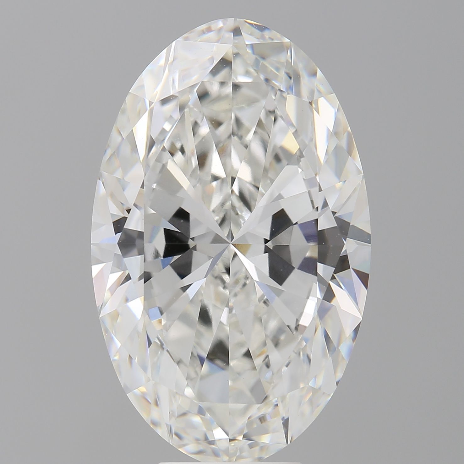 9.10 ct. oval Lab Grown Diamond front image
