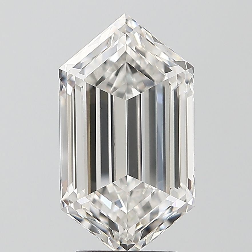 3.44 ct lab-grown Hexagonal Diamond