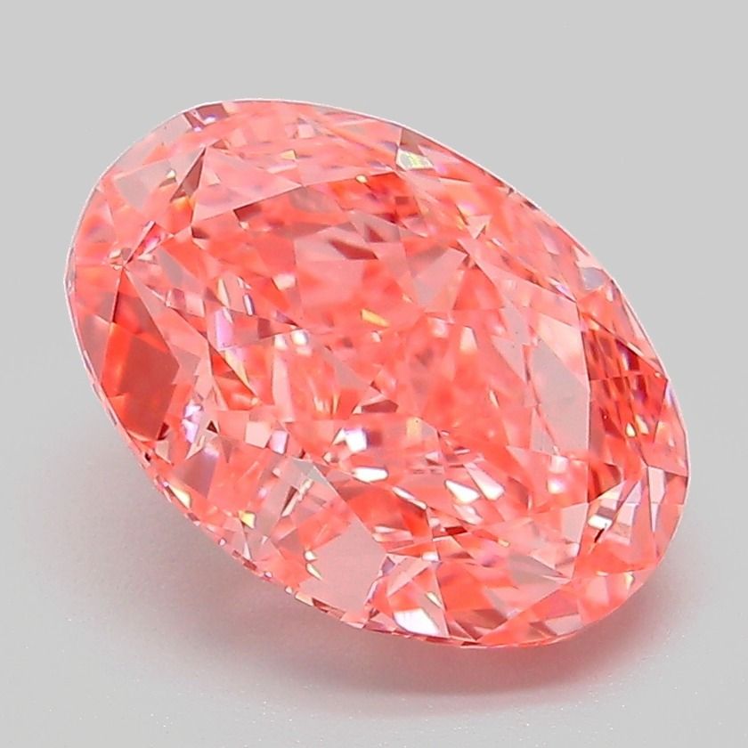 3.14 ct. oval Lab Grown Diamond front image