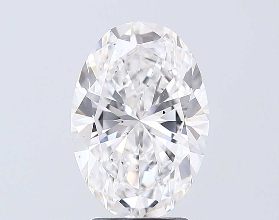 3.02 ct. oval Lab Grown Diamond front image