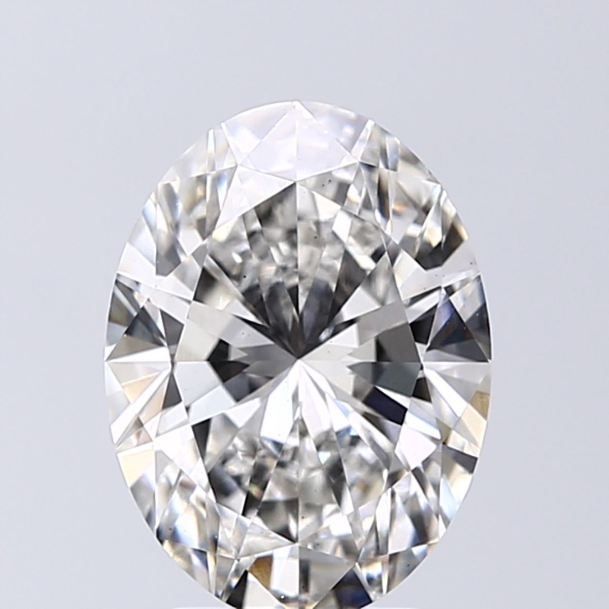 3.01 ct. oval Lab Grown Diamond front image