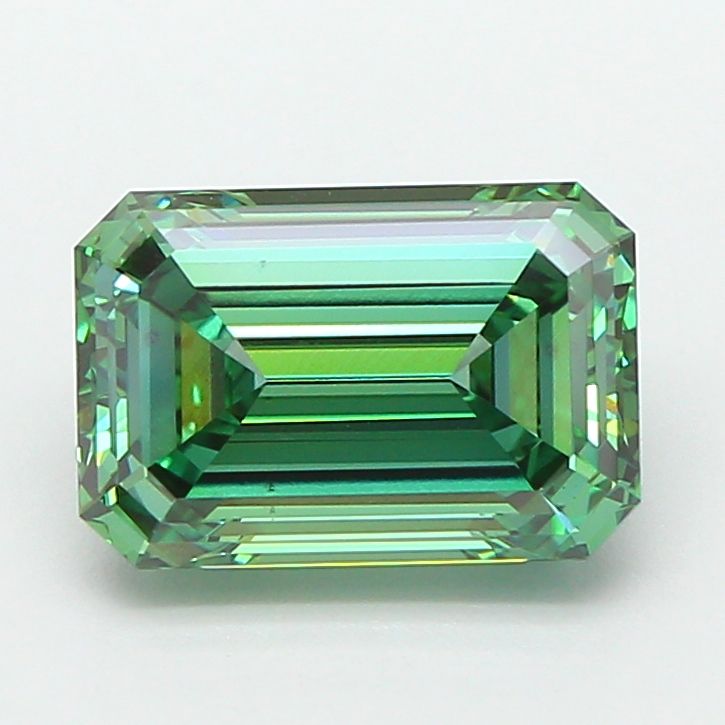 2.59 ct. emerald Lab Grown Diamond front image