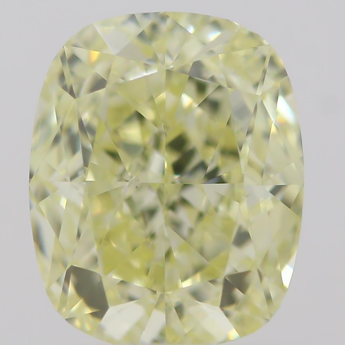 1 Carat Cushion modified Diamond Fancy Light  Yellow VS2