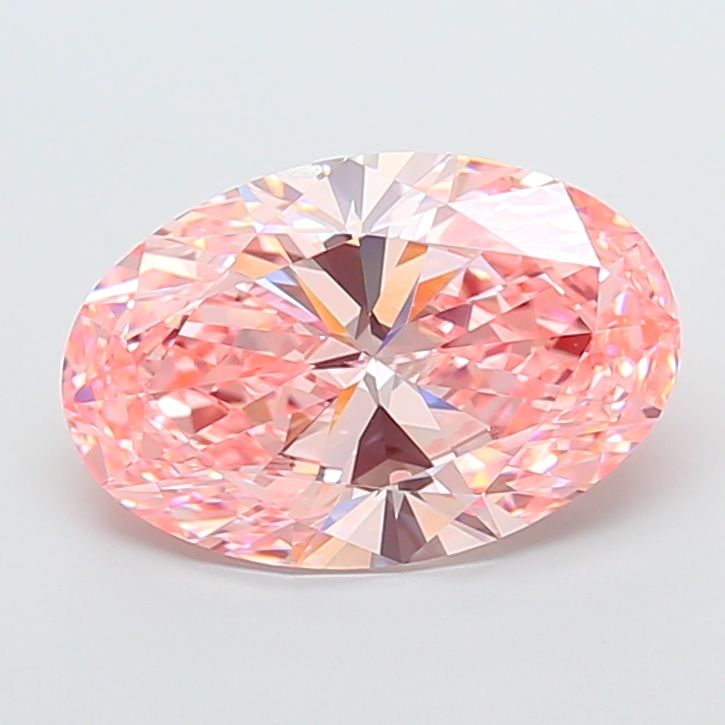 7.07 ct. oval Lab Grown Diamond front image