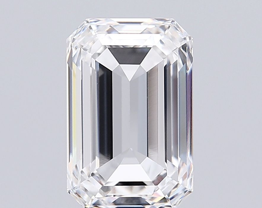 7.03 ct. emerald Lab Grown Diamond front image